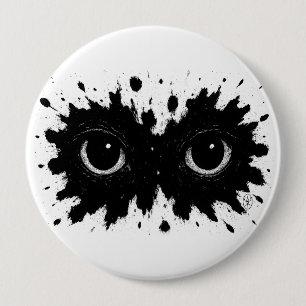 Wächter in der Tinte: Augen‑Klecks‑Sigil Button