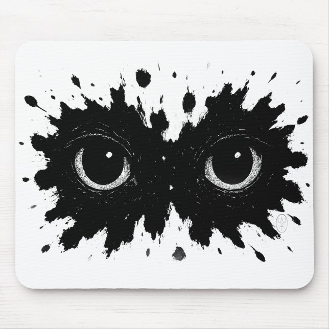 Wächter in der Tinte: Augenfleck-Sigil Mousepad (Vorne)