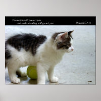 Wächter (Katze) Kunstdrucke