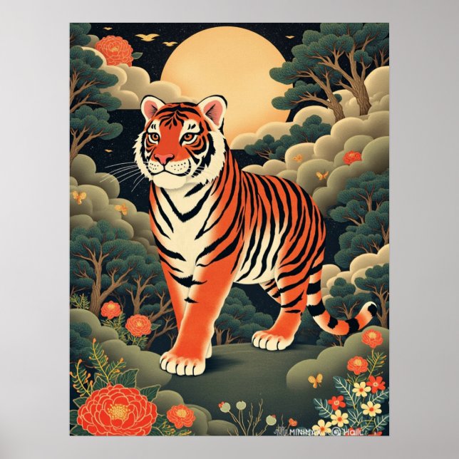 Wächter Tiger im Joseon Forest Poster (Vorne)