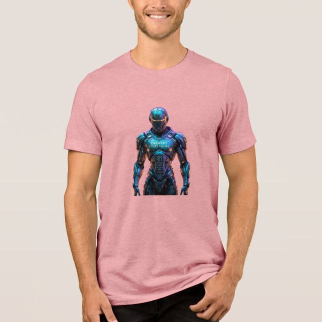 Wächter verschlüsselt alles Tri-Blend shirt (Vorderseite)