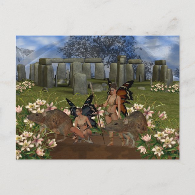 Wächter von Avalon, Stonehendge Gateway Postkarte (Vorderseite)