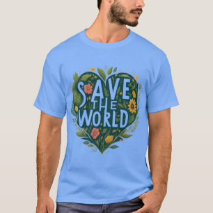 Wächter von Gaia - Rett The World Earth T - Shirt