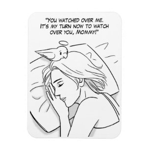 Wächterengel für Mama Magnet