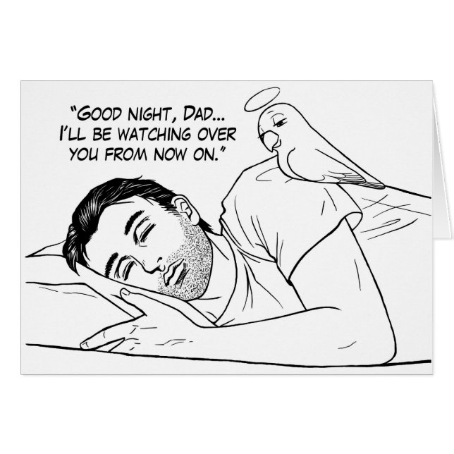 Wächterengel für Vater (Vorderseite (Horizontal))