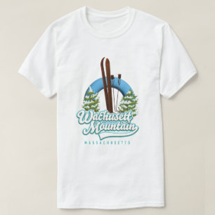 Wachusett Mountain Massachusetts Ski-Logo T-Shirt