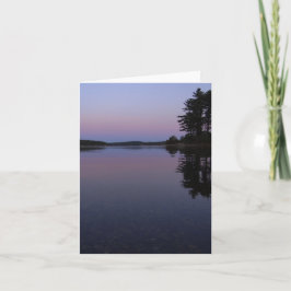 Wachusett Sunset Note Card Karte