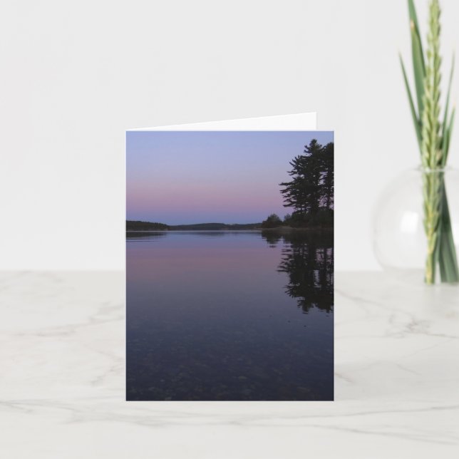 Wachusett Sunset Note Card Karte (Vorderseite)