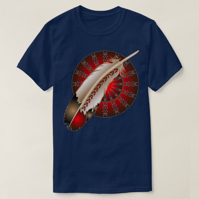 Wacipi Pow Wow Red  T-Shirt (Design vorne)