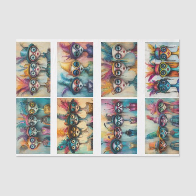 Wackadoodle Scrapbooking DIY 10x15 = 5 x 3,25 Seidenpapier (Vorderseite)