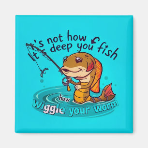 Wackel deinen Wurm Magnet