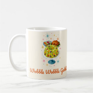 Wackel Wackel Gackel Retro Erntedankfest Kaffeetasse