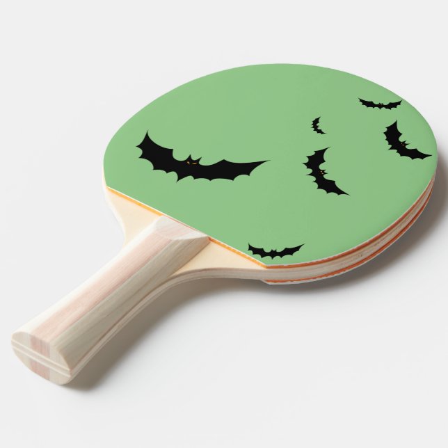 Wackeln: Halloween-inspiriert Pingpongpaddel Tischtennis Schläger (Vorderseite)