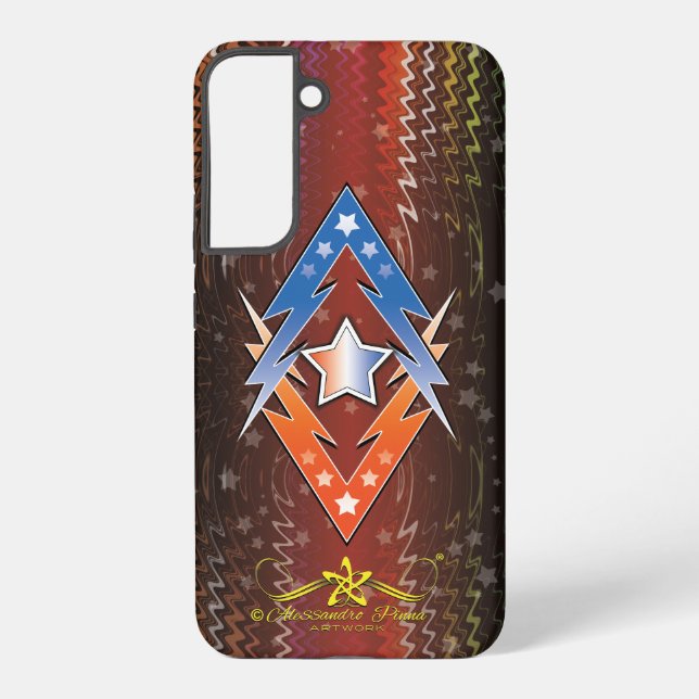 Wackelstars Samsung Galaxy Hülle (Rückseite)