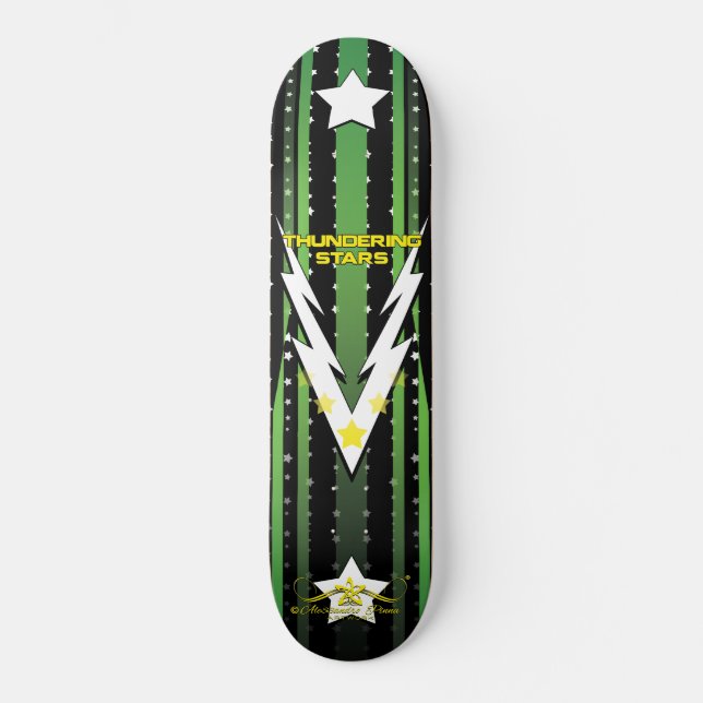 Wackelstars Skateboard (Vorderseite)