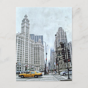 Wacker Dr. Chicago Postcard Postkarte