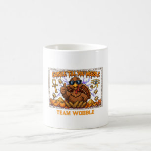 Wackle bis du wackelst Lustiger ägyptischer Pharao Kaffeetasse
