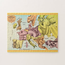 Wacky 11x14 Old Europe Map Puzzle
