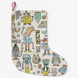 Wacky Doodles: Vintages Set Kleiner Weihnachtsstrumpf