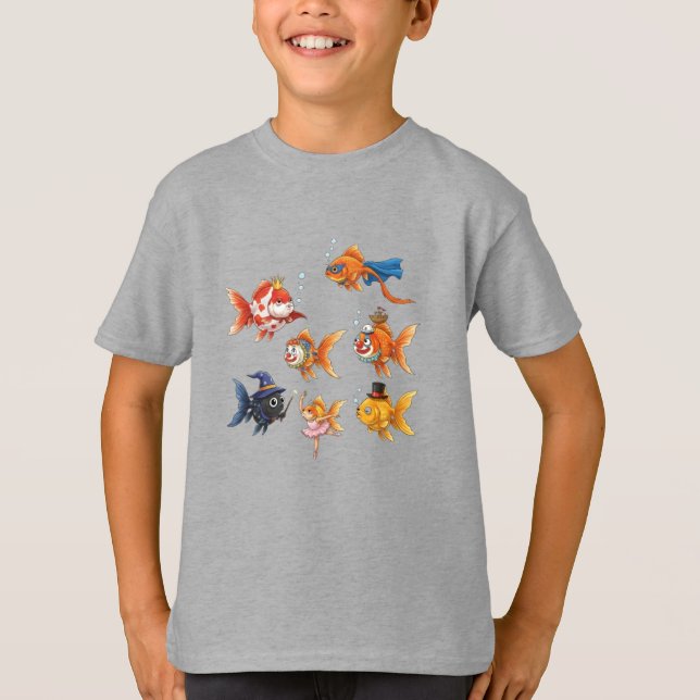 Wacky Goldfish Tugboat T-Shirt (Vorderseite)