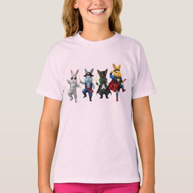 Wacky Rabbits Pirate T-Shirt (Vorderseite)