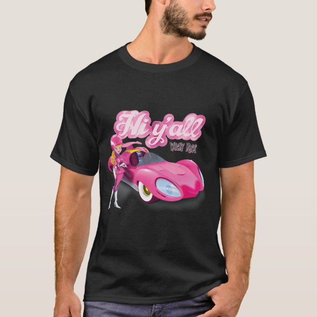 Wacky Races Penelope Pitstop Hi'All T-Shirt (Vorderseite)