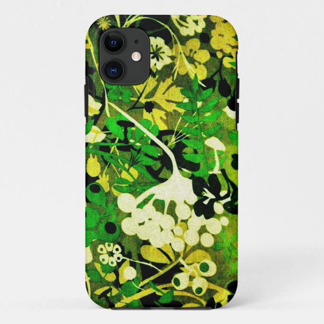 Wacky Retro Blumen 1 Case-Mate iPhone Hülle (Rückseite)