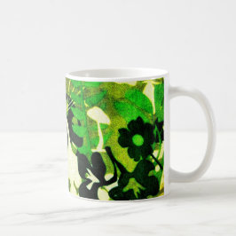 Wacky Retro Floral 1 Tasse