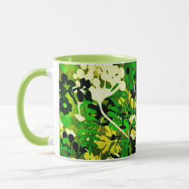 Wacky Retro Floral 1 Tasse