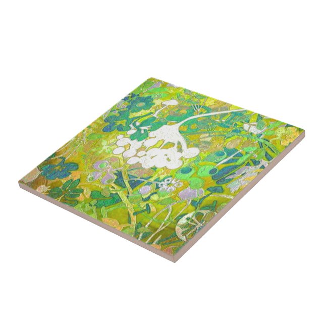 Wacky Retro Floral 2 Fliese (Seite)