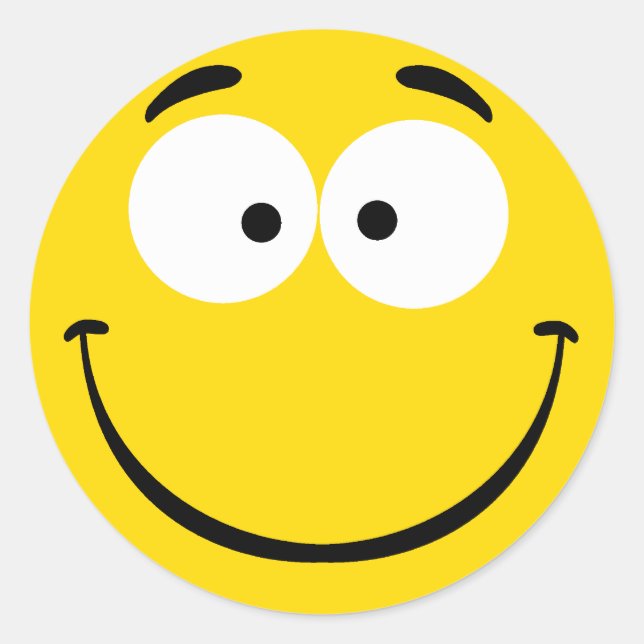 wacky runder aufkleber (Vorderseite)