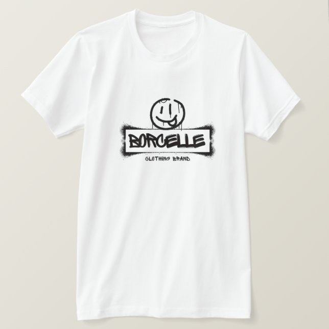 Wacky Smiling Face Graphic Men's T-Shirt (Design vorne)