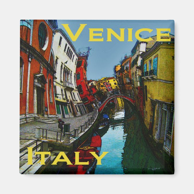 Wacky Travel Gifts - Venedig Magnet (Vorne)