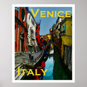 Wacky Travel Posters - Venedig Italien Poster