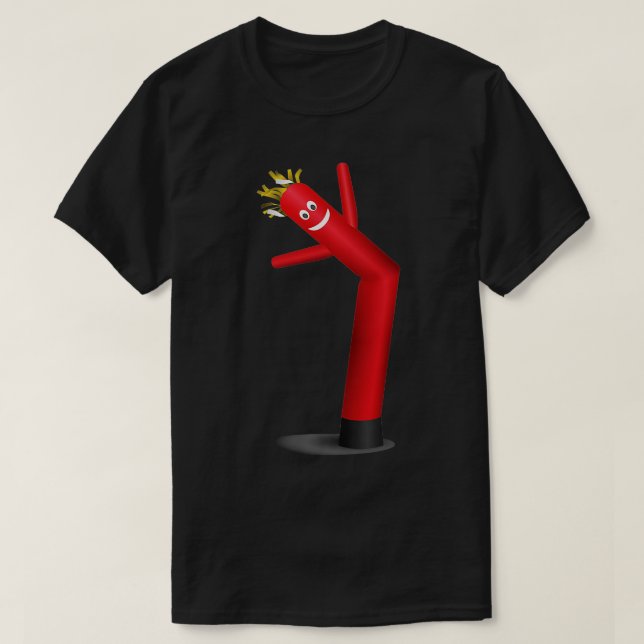 Wacky Wavy aufblasbarer Tänzer T-Shirt (Design vorne)