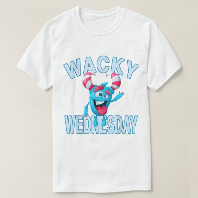 WACKY WEDNESDAY Kleidung für Unstimmigkeitstag T-Shirt (Design vorne)