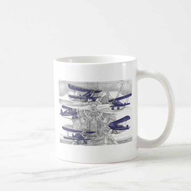 Waco Biplane Kaffeetasse (Rechts)