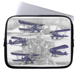 Waco Biplane Laptopschutzhülle
