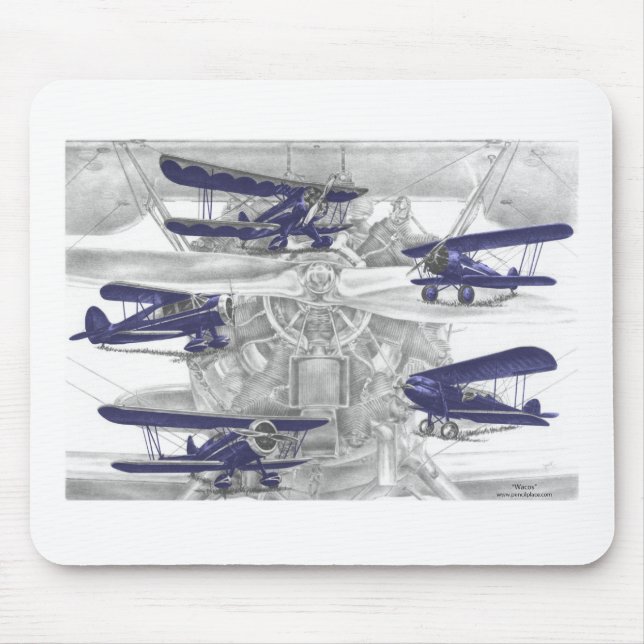 Waco Biplane Mousepad (Vorne)
