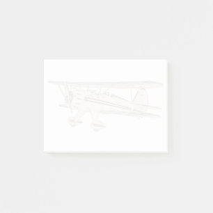 Waco-Doppeldecker Post-it Klebezettel