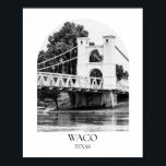 Waco Texas Arch Foto Print Poster<br><div class="desc">Waco Texas Arch Foto Print</div>