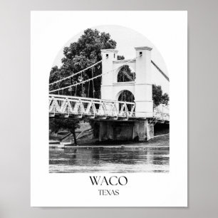 Waco Texas Arch Foto Print Poster