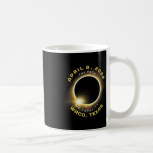 Waco Texas Solar Eclipse Totality 8. April 2024 Kaffeetasse
