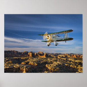 Waco über Moab Poster