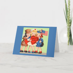 WACS & WAVES Servicefrau Valentiine Feiertagskarte