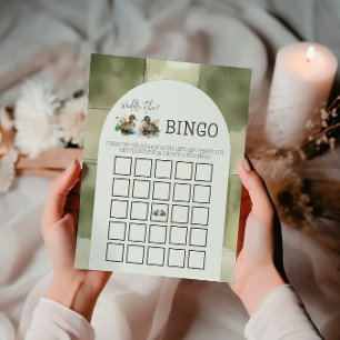 Waddel es be Duck Gender Reveal Bingo Game Card