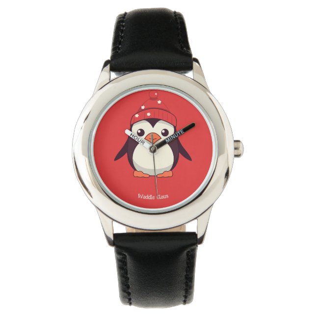 Waddle Claus Armbanduhr (Vorderseite)