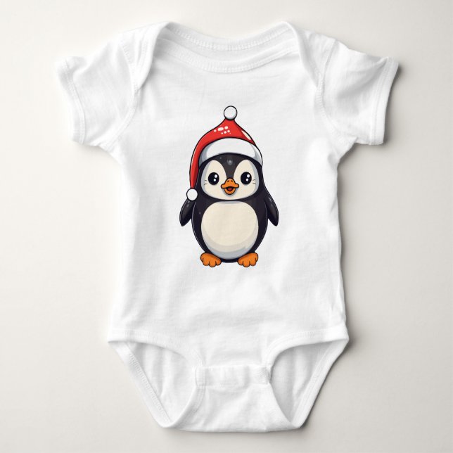 Waddle Claus Baby Strampler (Vorderseite)