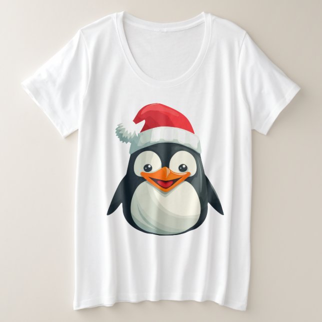 Waddle Claus Große Größe T-Shirt (Design vorne)
