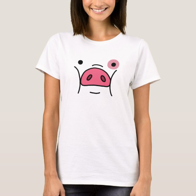 Waddles Face Shirt (Vorderseite)